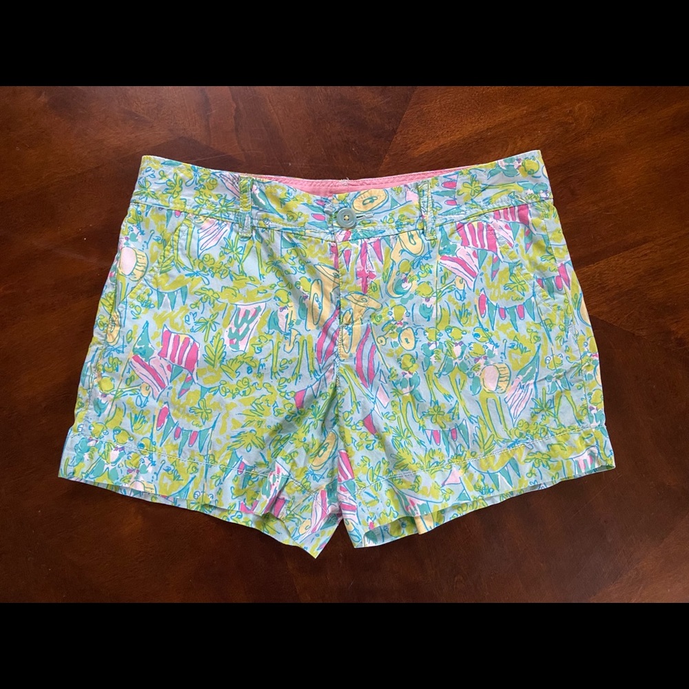 Lilly Pulitzer Parade Print Shorts
